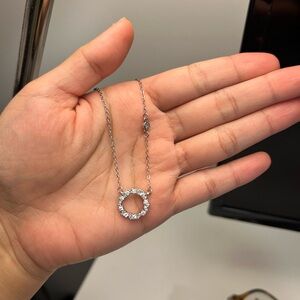 Silver Round Necklace